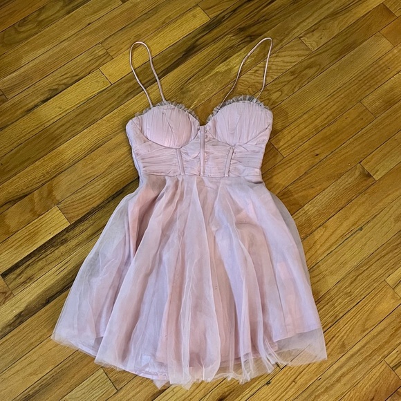 Pink Mini Dress - Picture 1 of 2